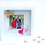Load image into Gallery viewer, personalised scrabble frame for couples anniversary gift and valentines gift
