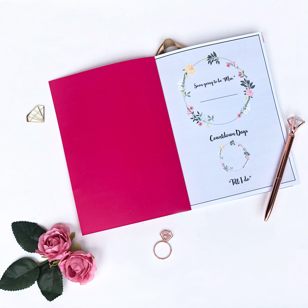 Bridal planner for the beautiful bride to be gift