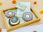 Load image into Gallery viewer, marble tray hamper for diwali
