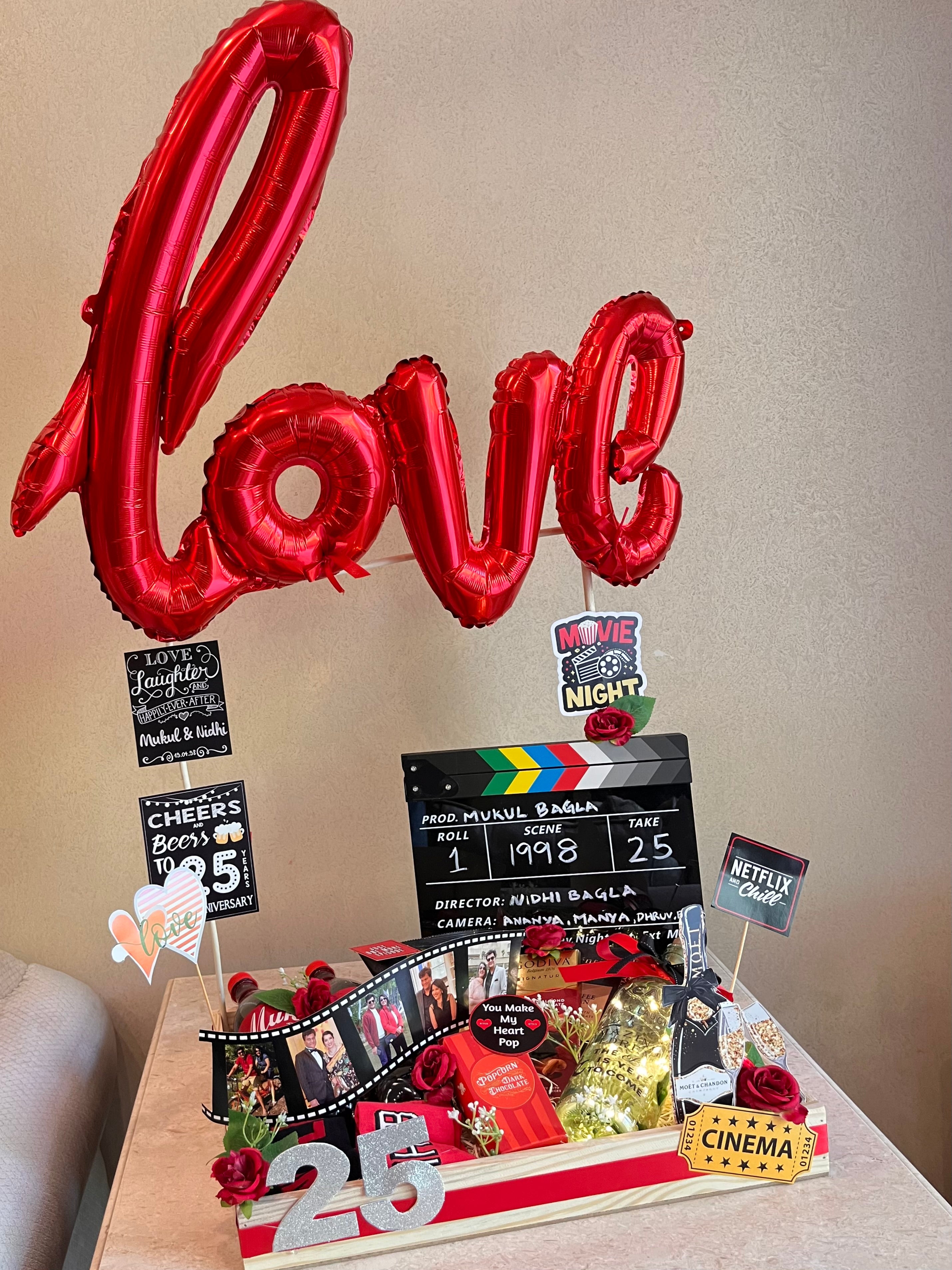 Netflix and Chill Hamper for anniversary and valentines