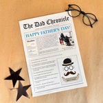 Load image into Gallery viewer, personalised newspaper for fathers day gift
