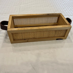 Leather Rattan Tray