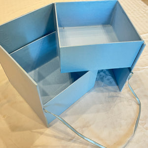 Blue Cardboard Box