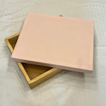 Load image into Gallery viewer, Pine Box with Pink Lid
