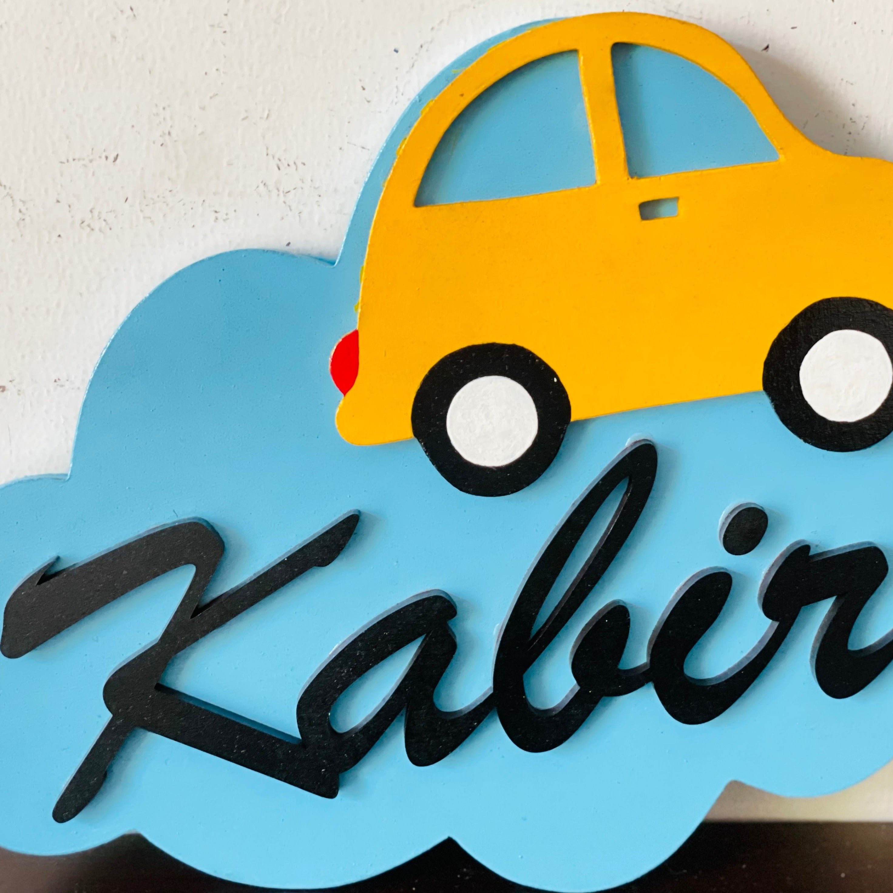 cloud nameplate for kids
