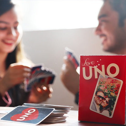 Personalized Love UNO cards for valentines