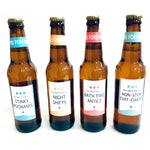 Load image into Gallery viewer, personalised beer label for new dads baby shower
