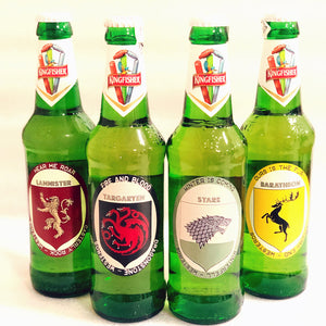 personalised beer label game of thrones