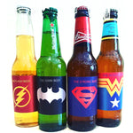 Load image into Gallery viewer, personalised beer label justice league
