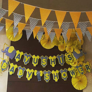 personalised banner for baby shower