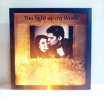 Load image into Gallery viewer, fairy light frame gift for couples
