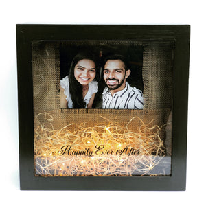 fairy light frame gift for couples