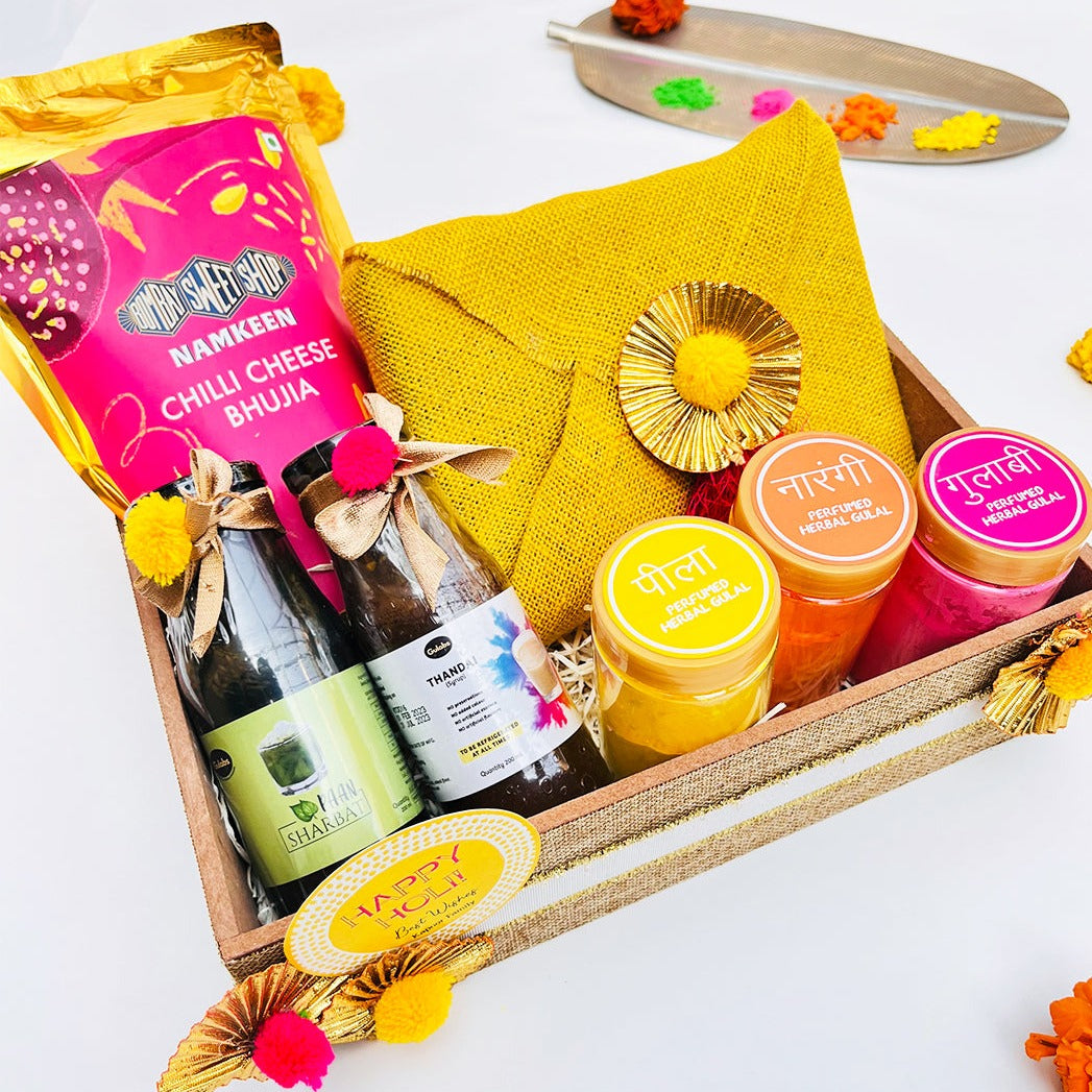 All You Need For Holi hamper