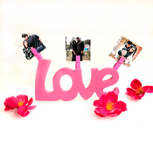 love wooden stand for valentine's day