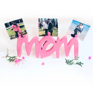 mom wooden stand for mother's day