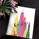 Load image into Gallery viewer, new york themed customised notebook
