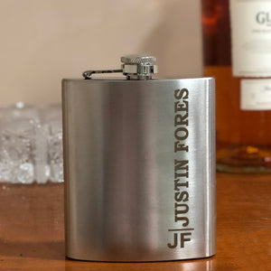 personalised hip flask gift for men