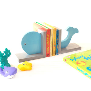 whale bookend for kids